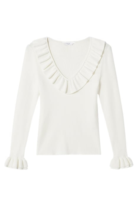 GRACE- IVORY KNITTED SWEATER IVORY 4