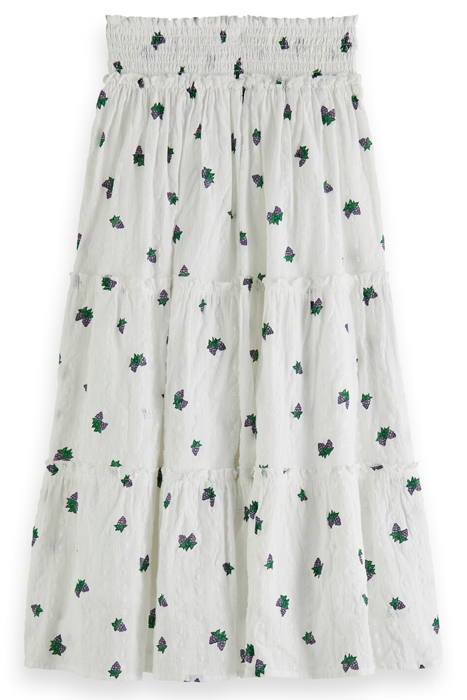 ALL-OVER PRINTED GRAPE MAXI SKIRT MINI GRAPE 2