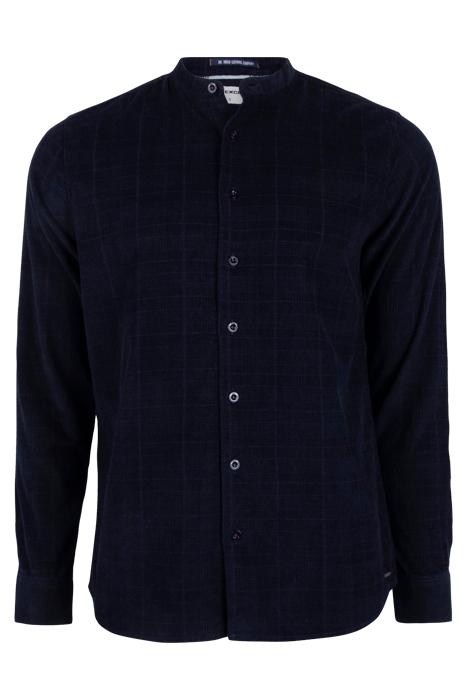 SHIRT CORDUROY SOLID CHECK GRANDDAD RESPONSIBLE CHOICE NIGHT 1