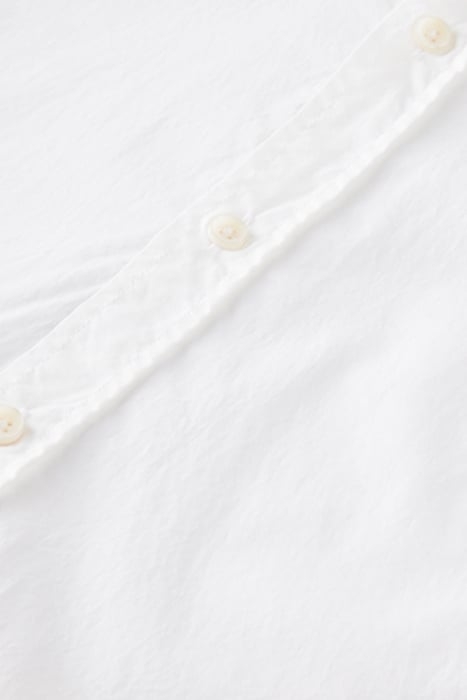 ESSENTIAL - SOLID ORGANIC CO/EA SLIM FIT SHIRT WHITE 3