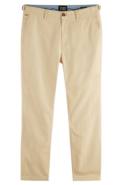 THE DRIFT- COTTON/HEMP-BLEND TWILL CHINO SAND 1