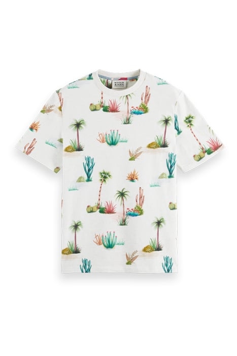 PRINTED REGULAR FIT T-SHIRT IN ORGANIC COTTON COMBO E 1