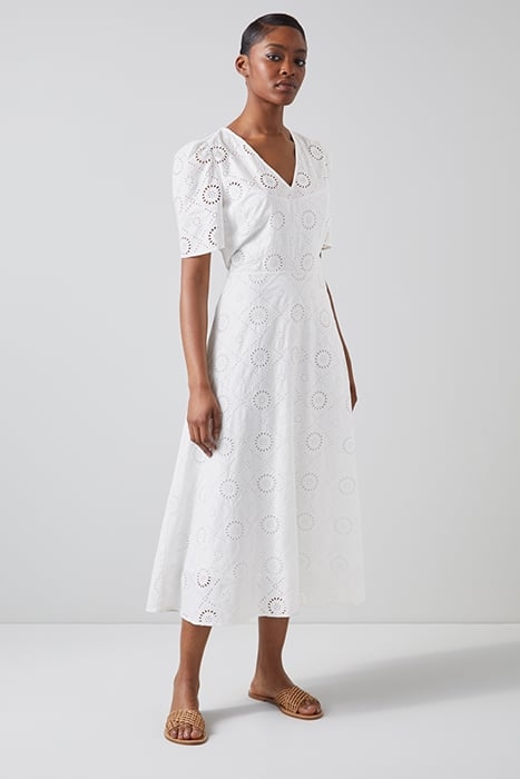 JANE MIDI DRESS WHITE 4