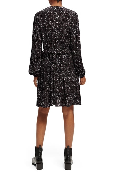 WRAPPED SHORT DRESS IKAT RAIN 5