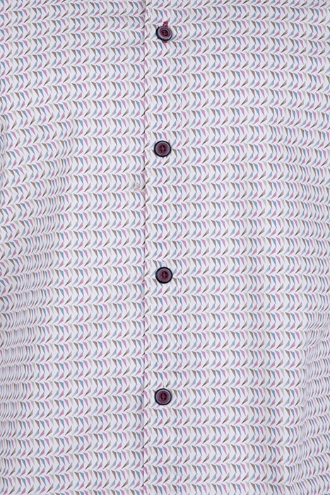 SHIRT ALLOVER PRINTED STRETCH MAUVE 3