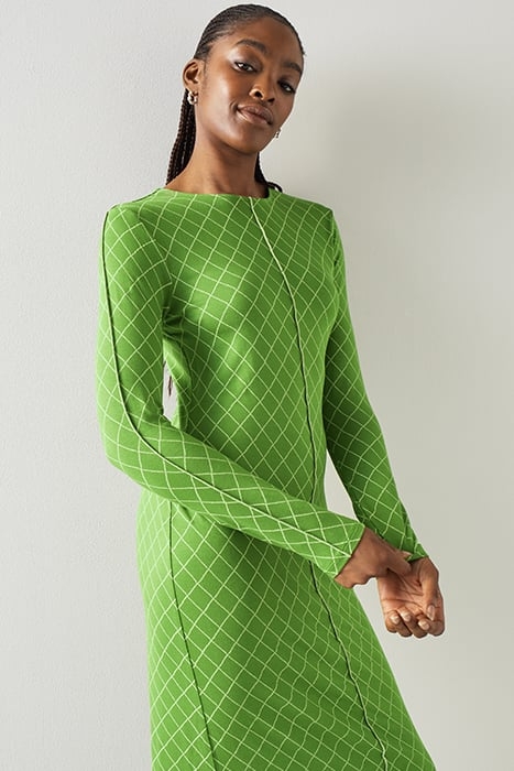 ANNIE MIDI DRESS LIME 6