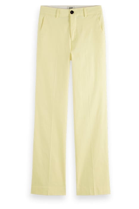 EDIE - HIGH RISE WIDE LEG LINEN SUMMER TROUSERS POPCORN 1
