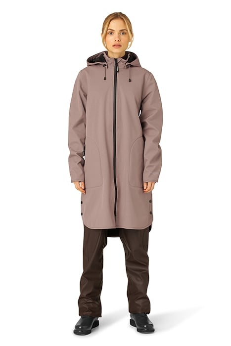 RAIN128 SOFT SHELL COAT OLD LAVENDER 2