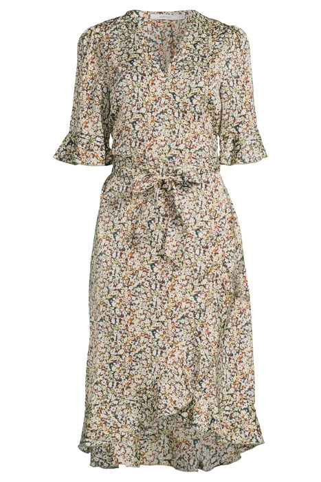 WRAP DRESS PRINTED POLYESTER MULTICOLOUR 3