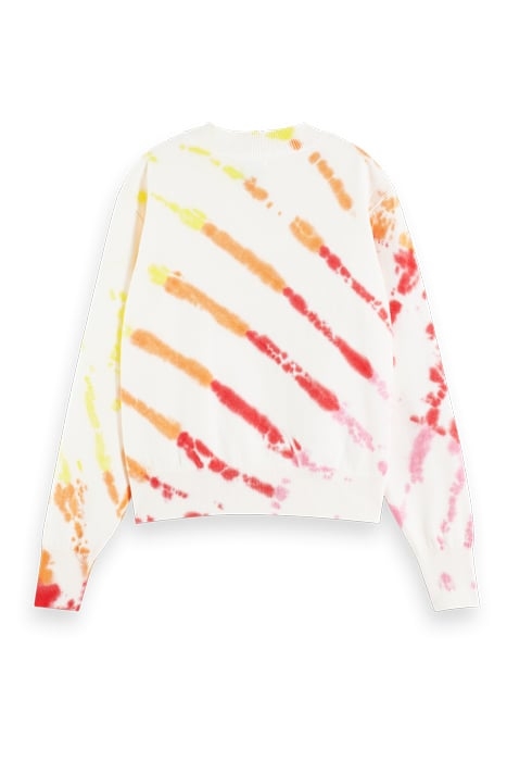 TIE DYE PULLOVER RED/YELLOW TIE DYE 2