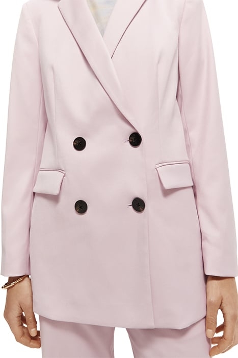 DOUBLE BREASTED TAILORED BLAZER LAVENDER 5