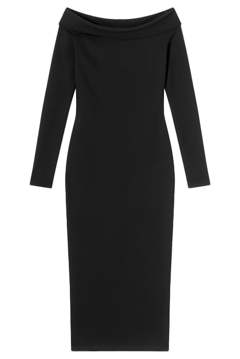 ODA MIDI DRESS BLACK 3