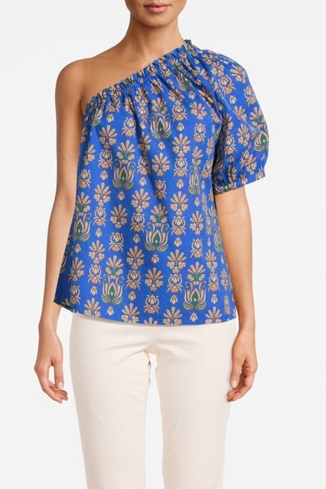 TOP ORNAMENT PRINT AZURE 1