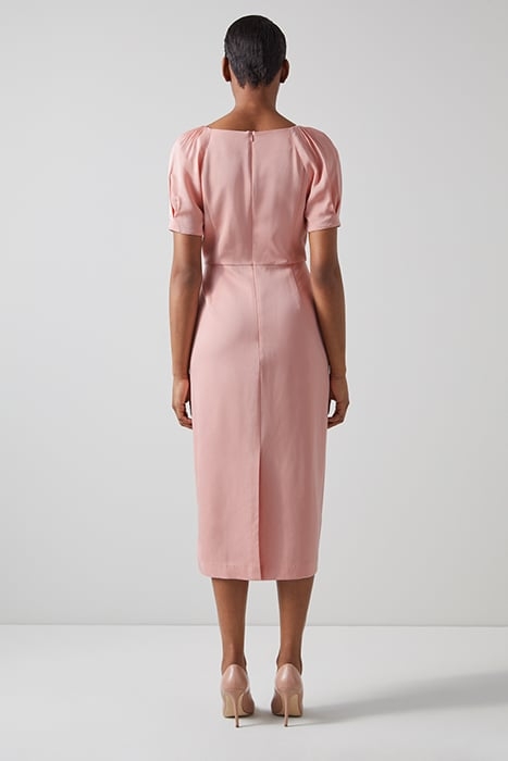 PAIGE MIDI DRESS PALE PINK 2