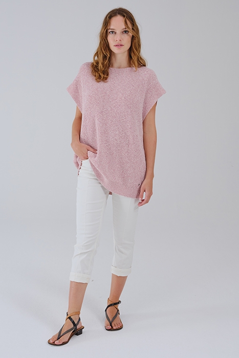 SKINNY HOGE TAILLE BROEK MET NAAD AAN DE VOORKANT CLOUD DANC 3