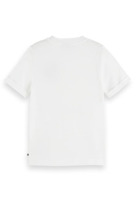 SLIM-FIT FLOWER EMBROIDERY T-SHIRT WHITE 2