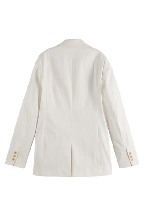 SINGLE BREASTED SUMMER BLAZER OFF WHITE 2