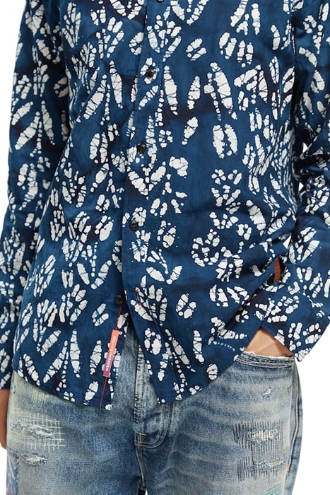 SLIM-FIT ALLOVER PRINTED POPLIN SHIRT COMBO E 5