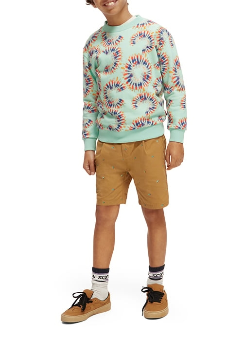 COTTON IN CONVERSION ALL-OVER PRINTED CREWNECK SWEATSHIRT TI 5
