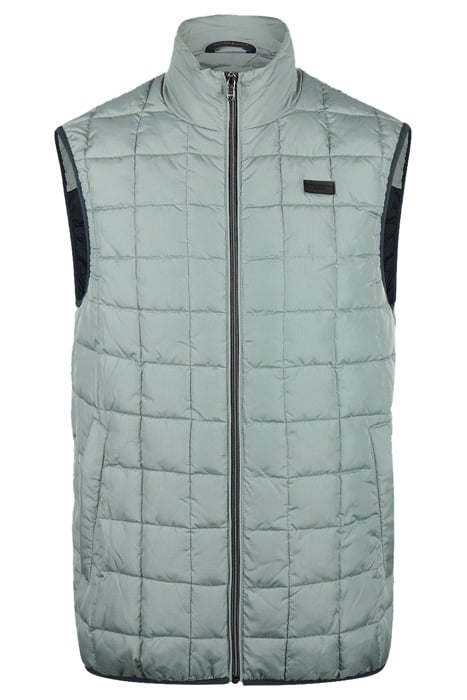 QUILTED BODYWARMER SAGE 1
