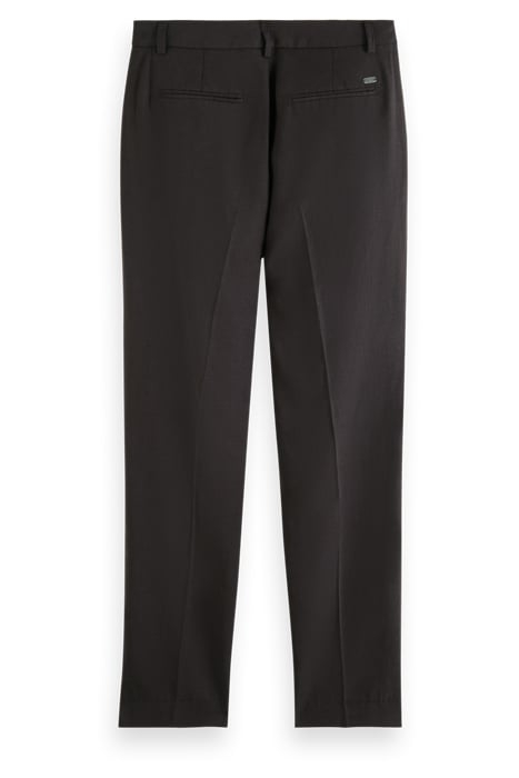 LOWRY - MID RISE SLIM LEG DRAPEY PANTS CHARCOAL 2