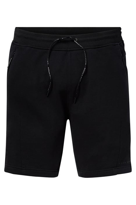 CLUB NOMADE SWEAT SHORT WITH SHAPED SEAMS BLACK 1