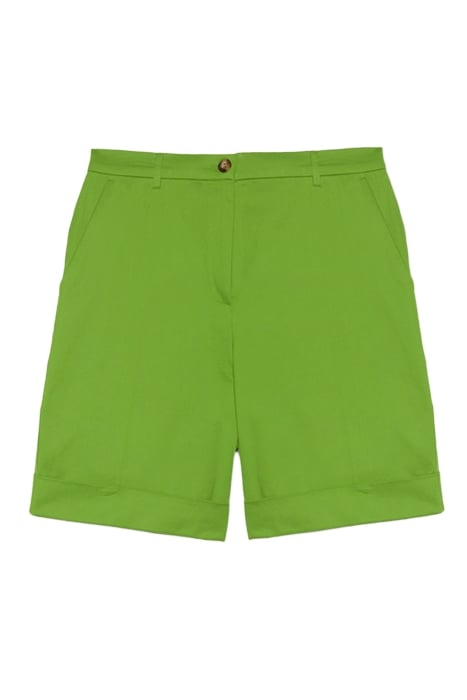 GABARDINE SHORT TROUSERS LIGHT GREEN 4