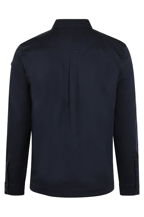 COTTON SHIRT JACKET NAVY 2