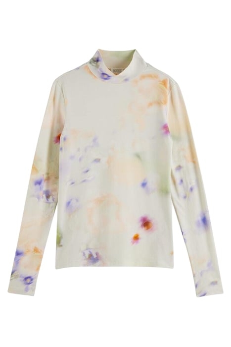 ALL-OVER PRINT SLIM-FIT LONG SLEEVE T-SHIRT MOTION PRINT 1