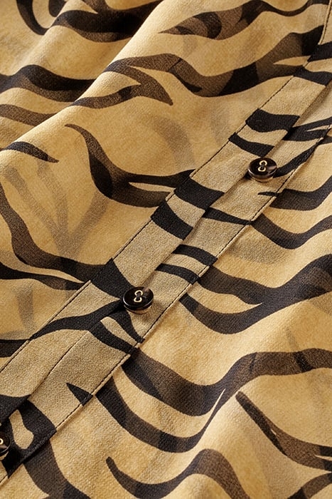 PRINTED SMOCKED SHEER SHIRT COMBO K 3