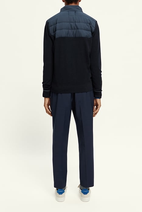 PADDED JACKET WITH KNITTED SLEEVES AND BACK PANEL NIGHT 4