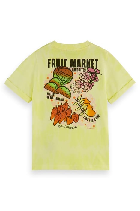 REGULAR-FIT TIE-DYE FRUIT ARTWORK T-SHIRT POPCORN 2