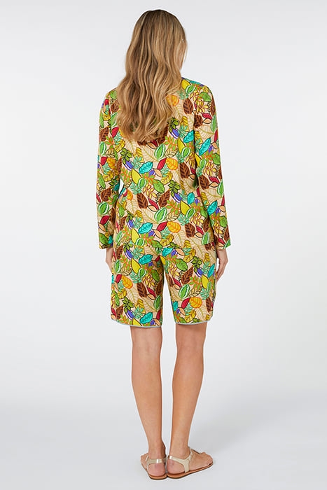 TWILL JACKET WITH FOLIAGE PRINT FANTASY 3