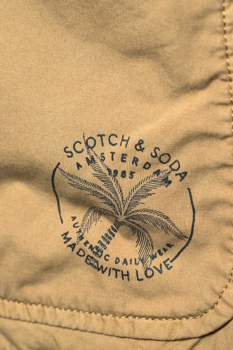 GARMENT-DYED POPLIN BLAZER CONTAINS ORGANIC COTTON WALNUT 8