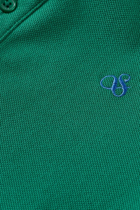 COTTON IN CONVERSION FABRIC-DYED SHORT-SLEEVED PIQUE POLO TE 3