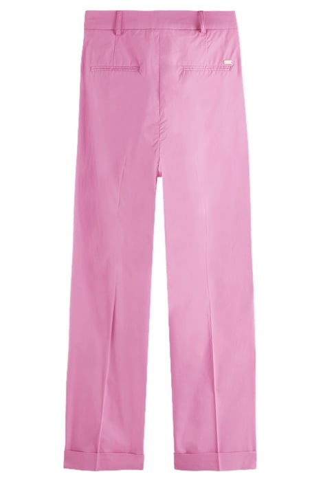 MILA - HIGH RISE TAPERED PLEATED CHINO ORCHID PINK 2