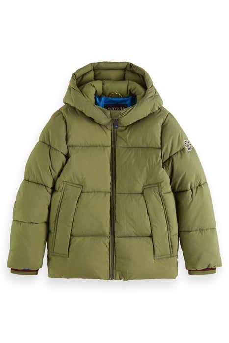 REFLECTIVE PRINT RECYCLED NYLON PADDED JACKET GREENLANDS 1