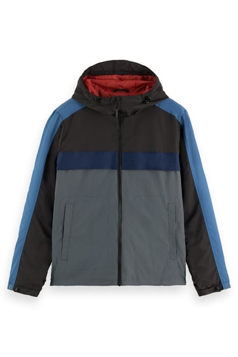 NYLON PARKA WITH DETACHABLE INNER GRAPHITE 3