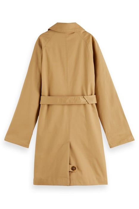 CONTRAST DETAIL TRENCH COAT SAND 2