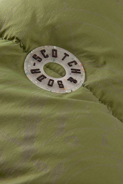 REFLECTIVE PRINT RECYCLED NYLON PADDED JACKET GREENLANDS 4