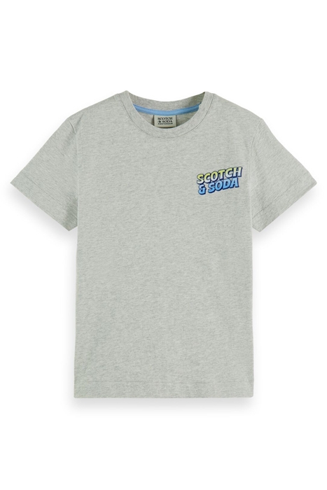 RELAXED-FIT SHORT-SLEEVED ARTWORK T-SHIRT GREY MELANGE 1