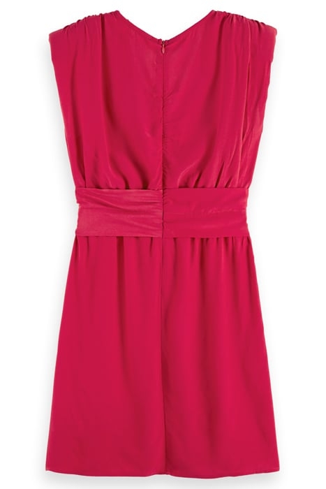 SHORT DRESS WITH KNOTTED BELT CHERRY PIE 8