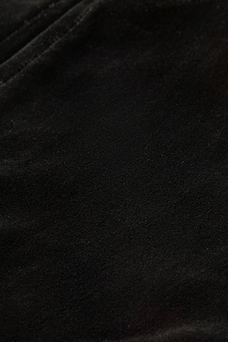 VELVET RUCHED TOP WITH PUFF SLEEVES BLACK SKY 3