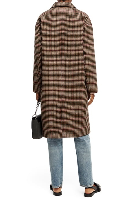 DOUBLE BREASTED WOOL BLEND COAT HERITAGE POP 5