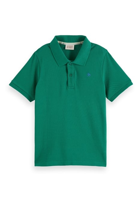 COTTON IN CONVERSION FABRIC-DYED SHORT-SLEEVED PIQUE POLO TE 1