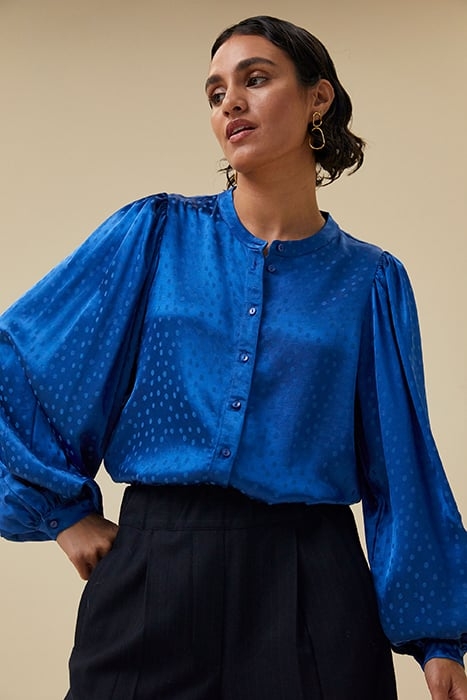 RIKKI SATIN BLOUSE KINGSBLUE 5