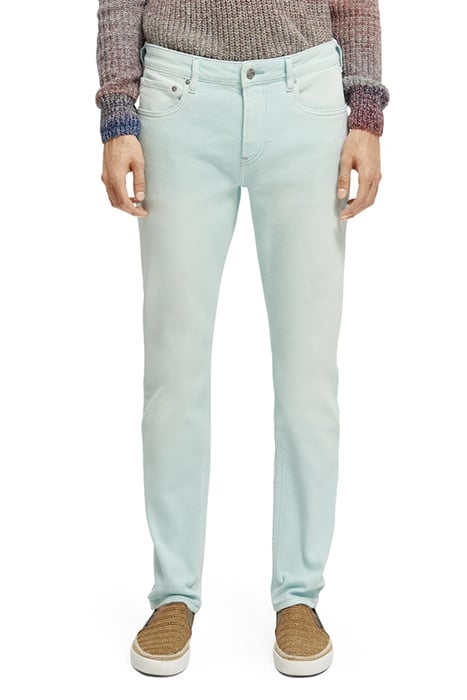 SKIM SKINNY JEANS — GARMENT DYED COLOURS MINT 2