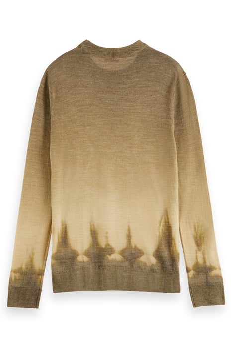 TIE-DYED WOOL-BLEND CREWNECK PULLOVER COMBO C 7