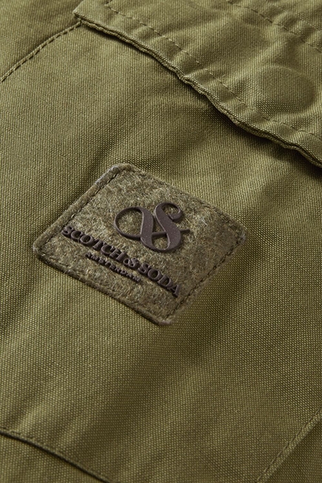 PARKA JACKET WITH TEDDY LINING MILITARY 4