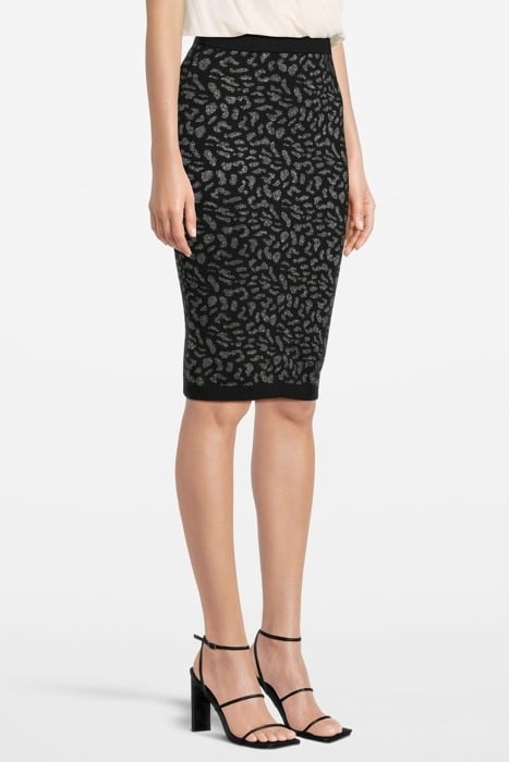 GIORNALAIO GONNA JACQUARD LURE BLACK/SILVER 4